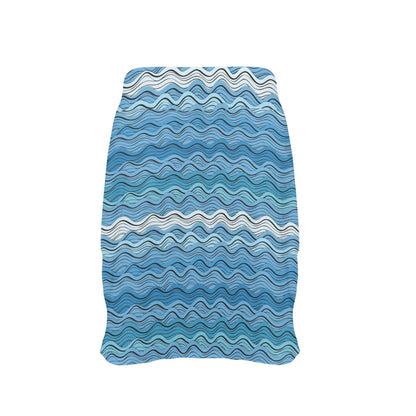 Wave Print Design LKS301 17" Golf & Pickleball Skort with Pockets