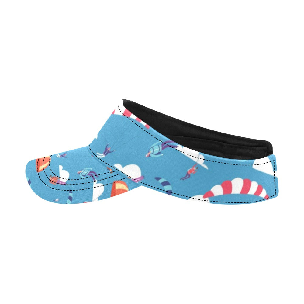 Skydiver Print Design LKS306 Unisex Sun Visor