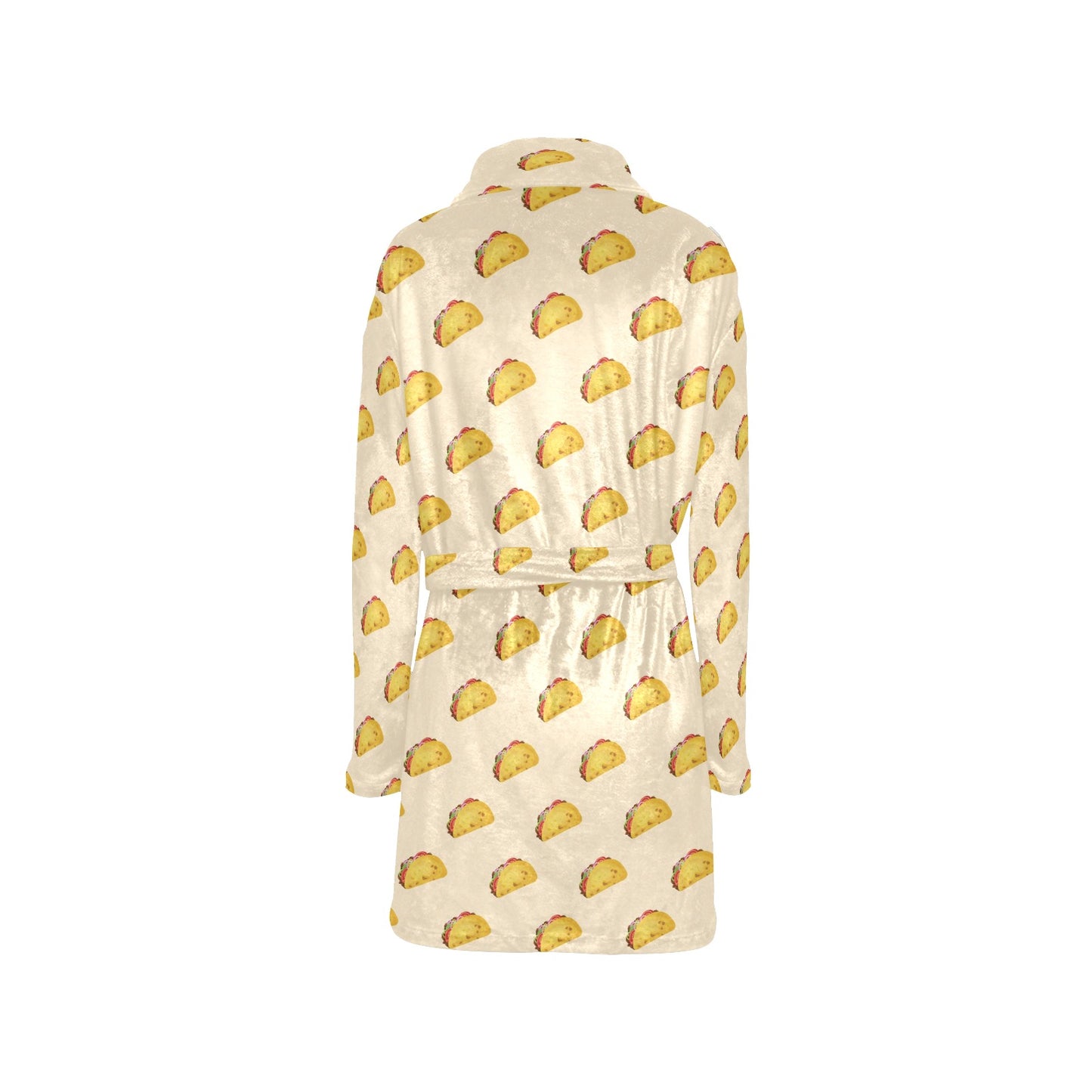 Taco Print Design LKS302 Women's Fleece Robe