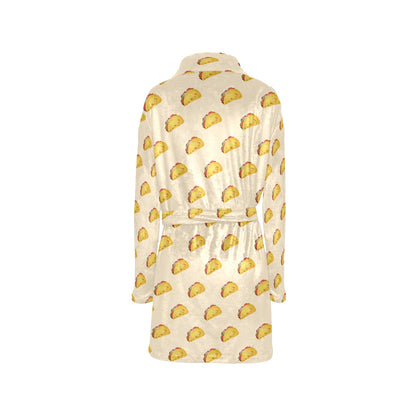 Taco Print Design LKS302 Women's Fleece Robe