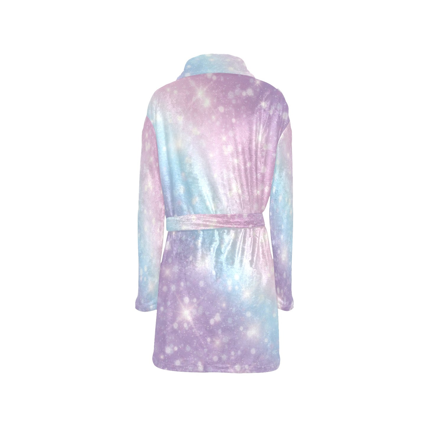 Cosmic Pastel Pattern Print Design 02 Women's Fleece Robe
