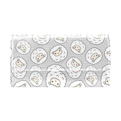 Sheep Print Design LKS401 Women's Trifold Wallet