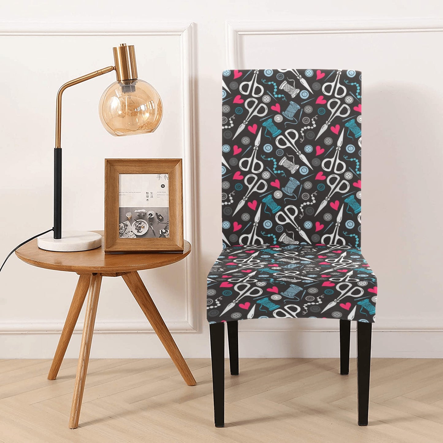 Sewing Equipment Print Design LKS305 Dining Chair Slipcover
