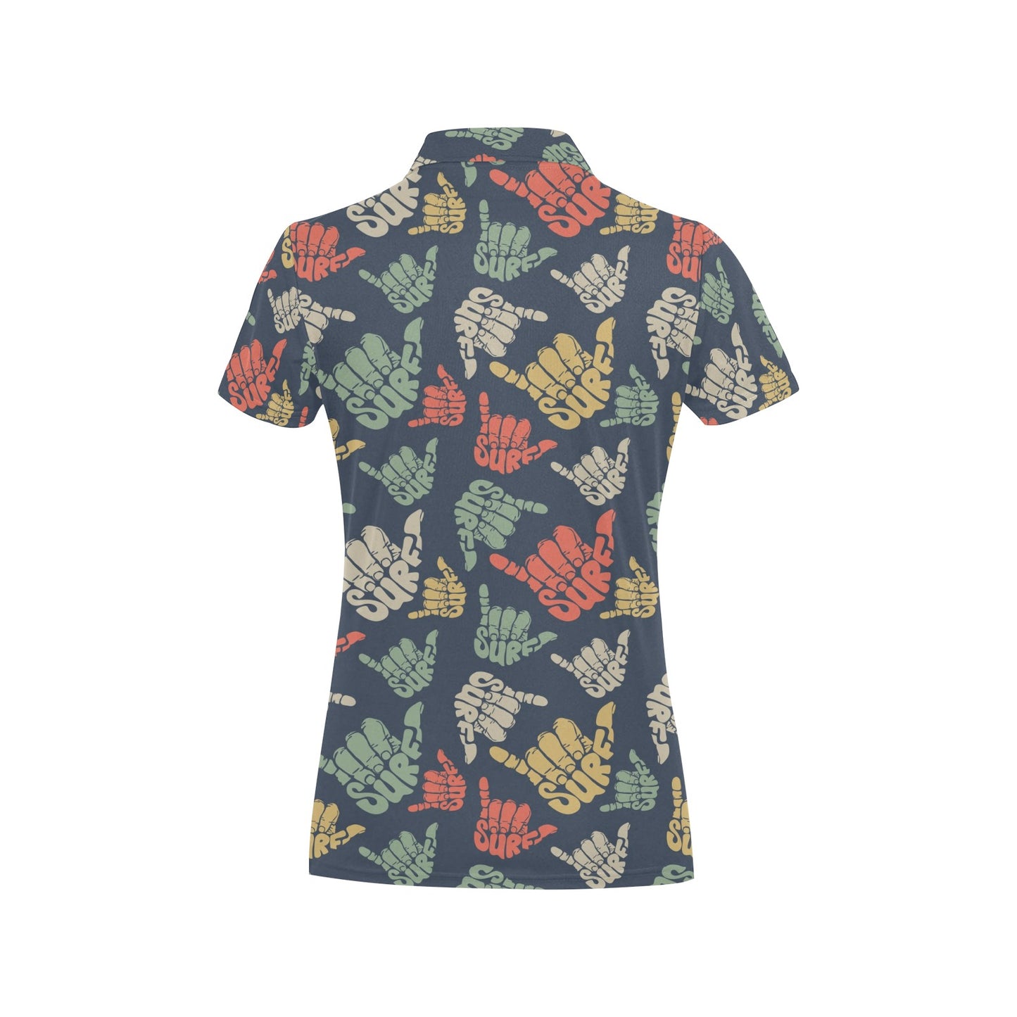 Surf Hand sign Women's Polo Shirt