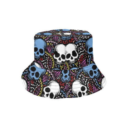 Skull Print Design LKS305 Unisex Bucket Hat