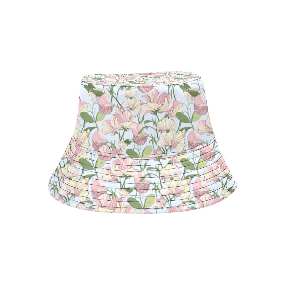 Sweet Pea Print Design LKS304 Unisex Bucket Hat