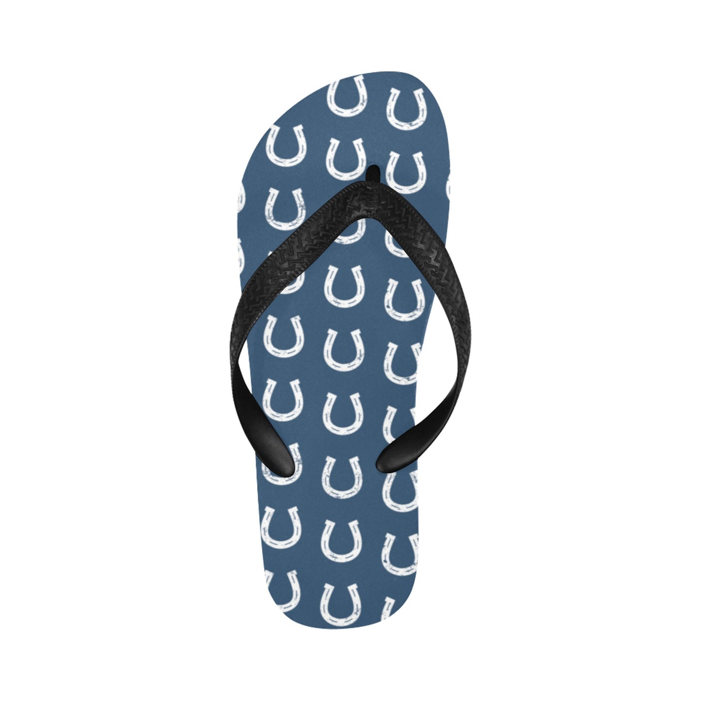 Horseshoe Print Design LKS301 Flip Flops