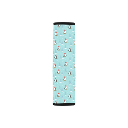 Ski Penguin Print Design LKS304 Car Seat Belt Cover