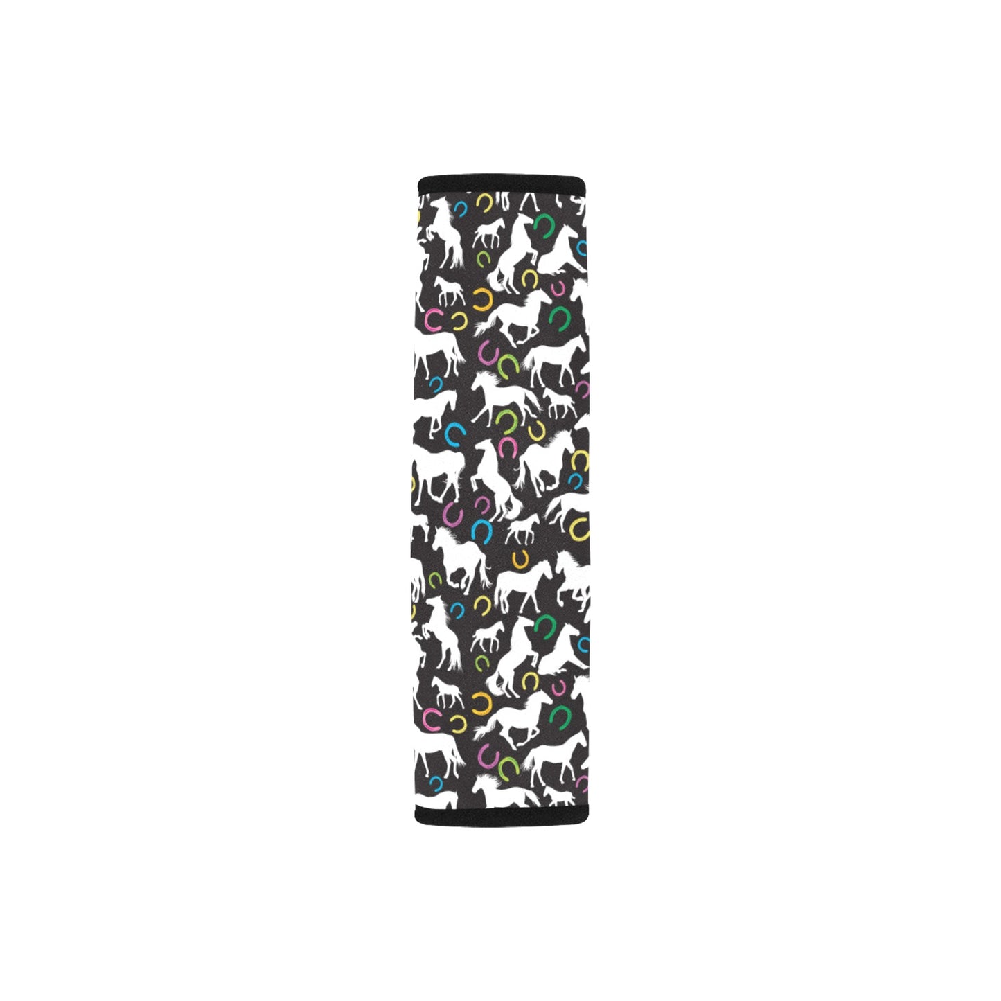 Horse Hoof Colorful Print Design LKS301 Car Seat Belt Cover