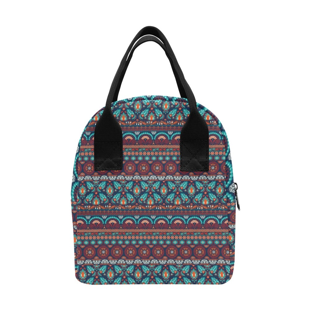 Suzani Print Design LKS302 Insulated Lunch Bag