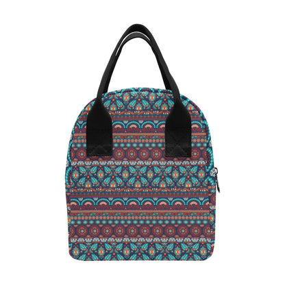 Suzani Print Design LKS302 Insulated Lunch Bag