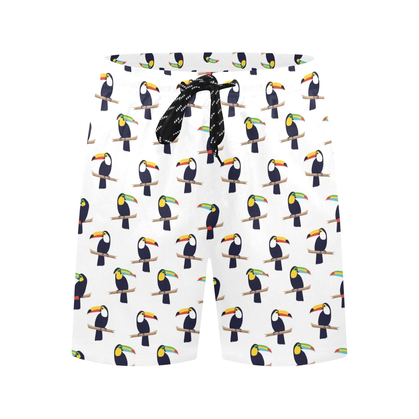 Toucan Print Design LKS305 Men's Swim Trunks Beach Shorts