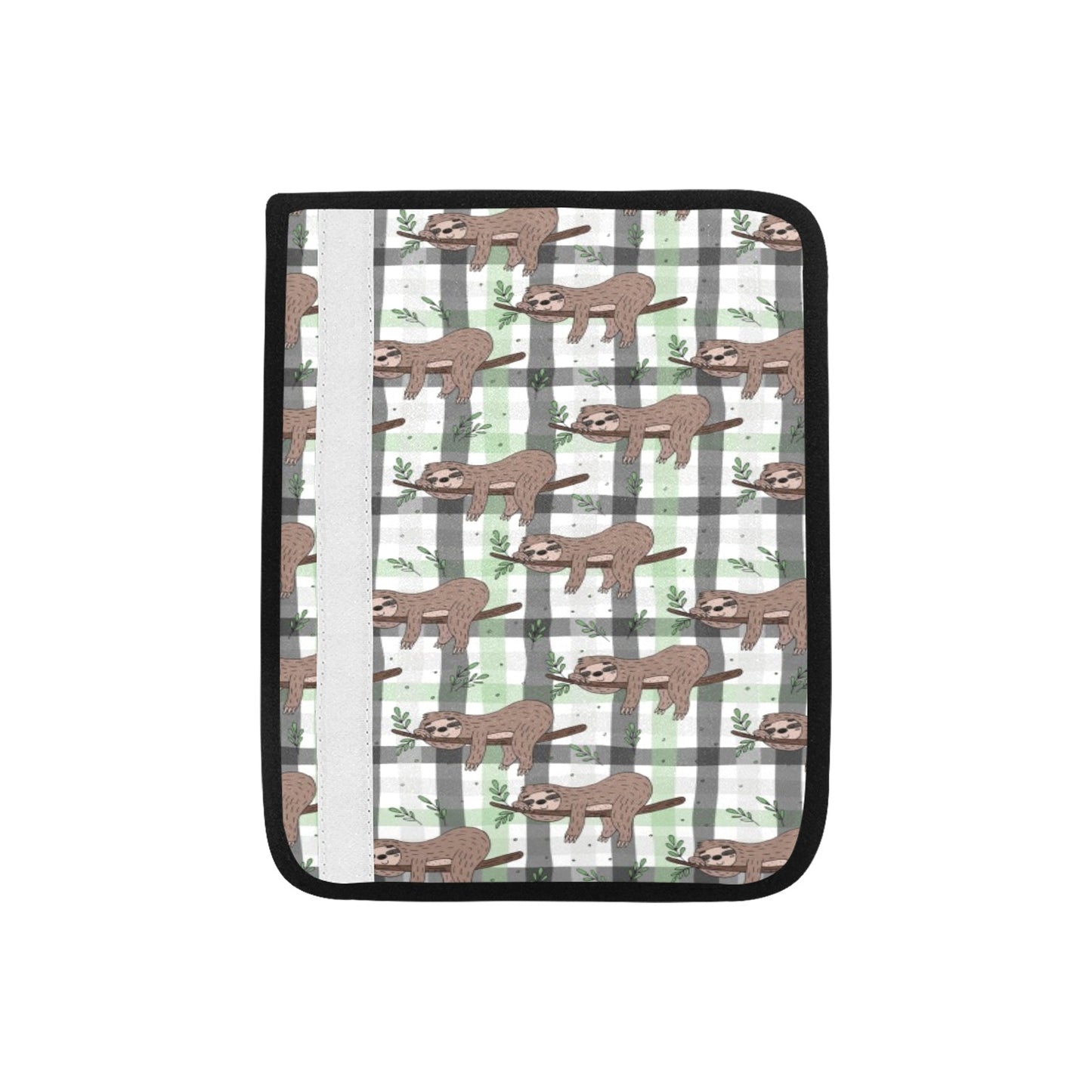 Sloth Print Design LKS301 Car Seat Belt Cover