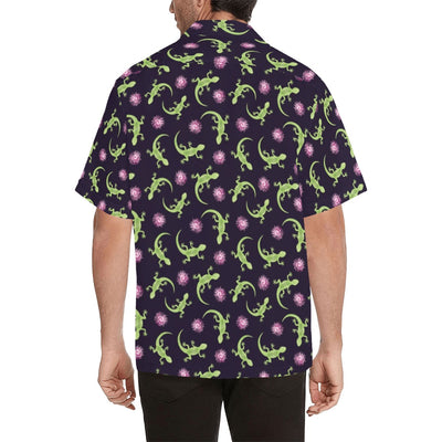 lizard Print Design LKS402 Men's Men's Hawaiian Shirt