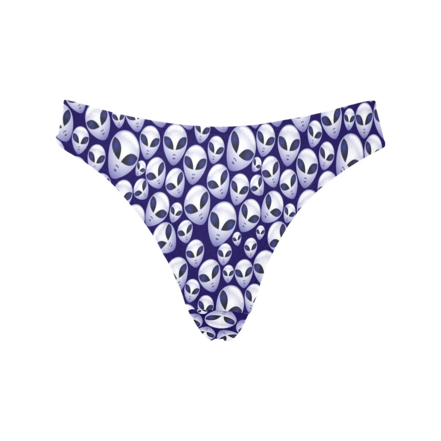 Alien Head Extraterrestrial Women's Thongs