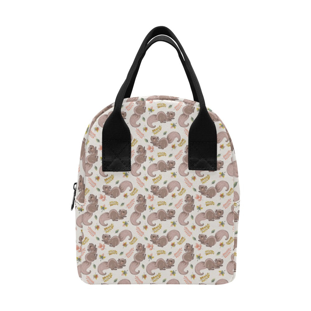 Squirrel Print Design LKS307 Insulated Lunch Bag