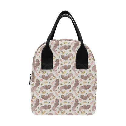 Squirrel Print Design LKS307 Insulated Lunch Bag