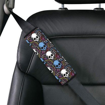 Skull Print Design LKS305 Car Seat Belt Cover