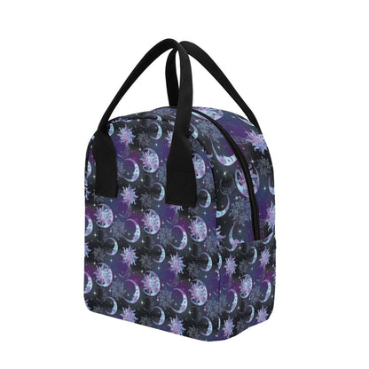 Sun Moon Print Design LKS303 Insulated Lunch Bag