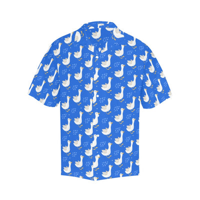 Goose Print Design LKS402 Men's Men's Hawaiian Shirt