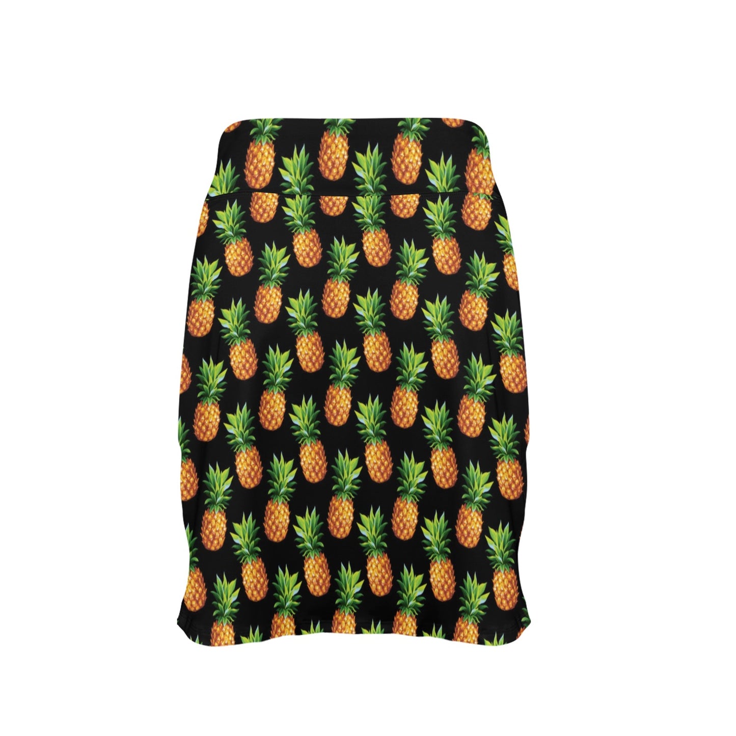 Pineapple Cute Print Design Pattern 17" Golf & Pickleball Skort with Pockets