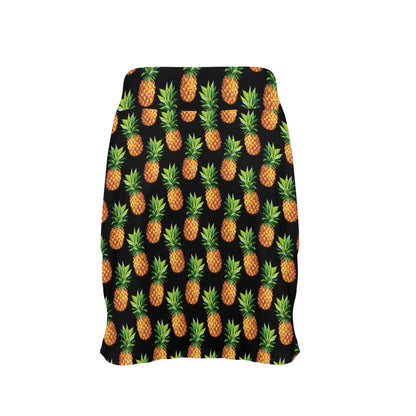 Pineapple Cute Print Design Pattern 17" Golf & Pickleball Skort with Pockets