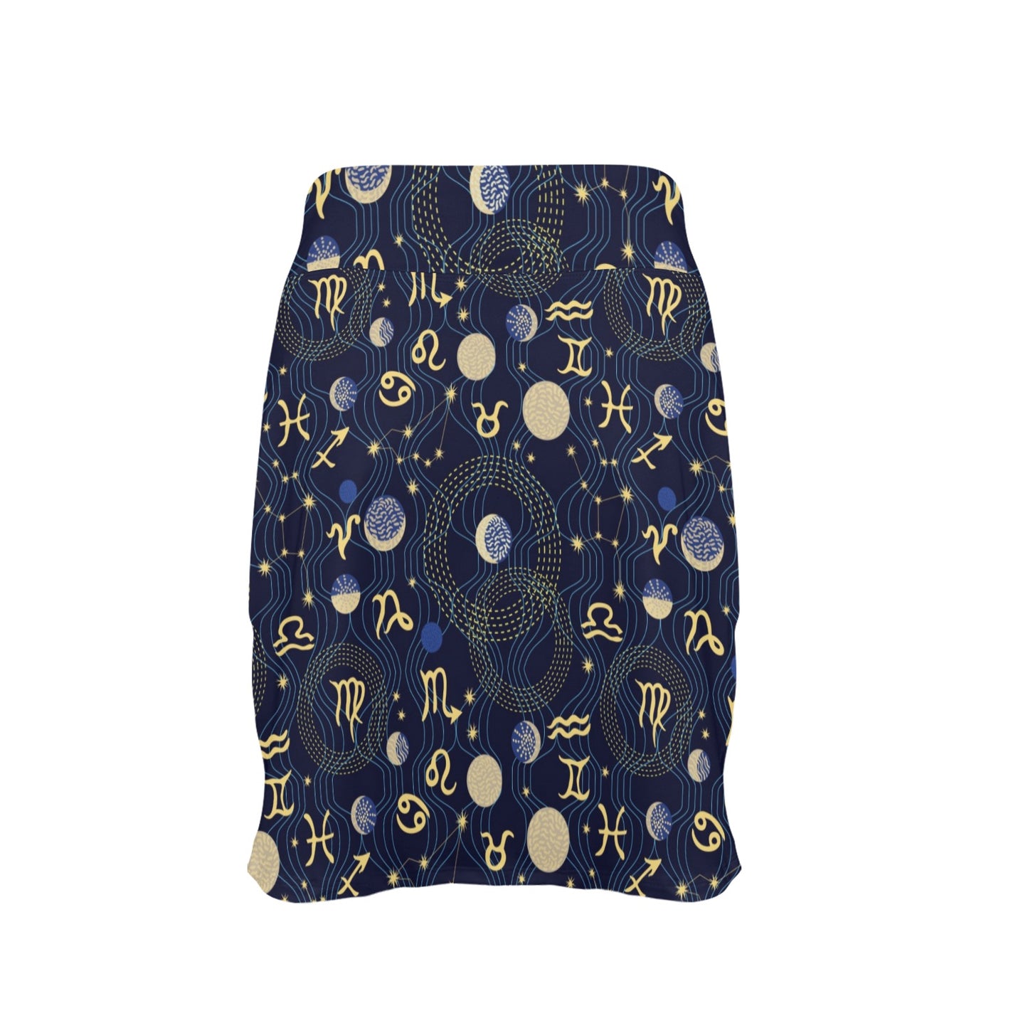 Zodiac Print Design LKS302 17" Golf & Pickleball Skort with Pockets