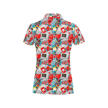 Phlebotomist Medical Themed Women's Polo Shirt