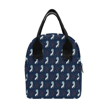 Wolf Moon Print Design LKS304 Insulated Lunch Bag
