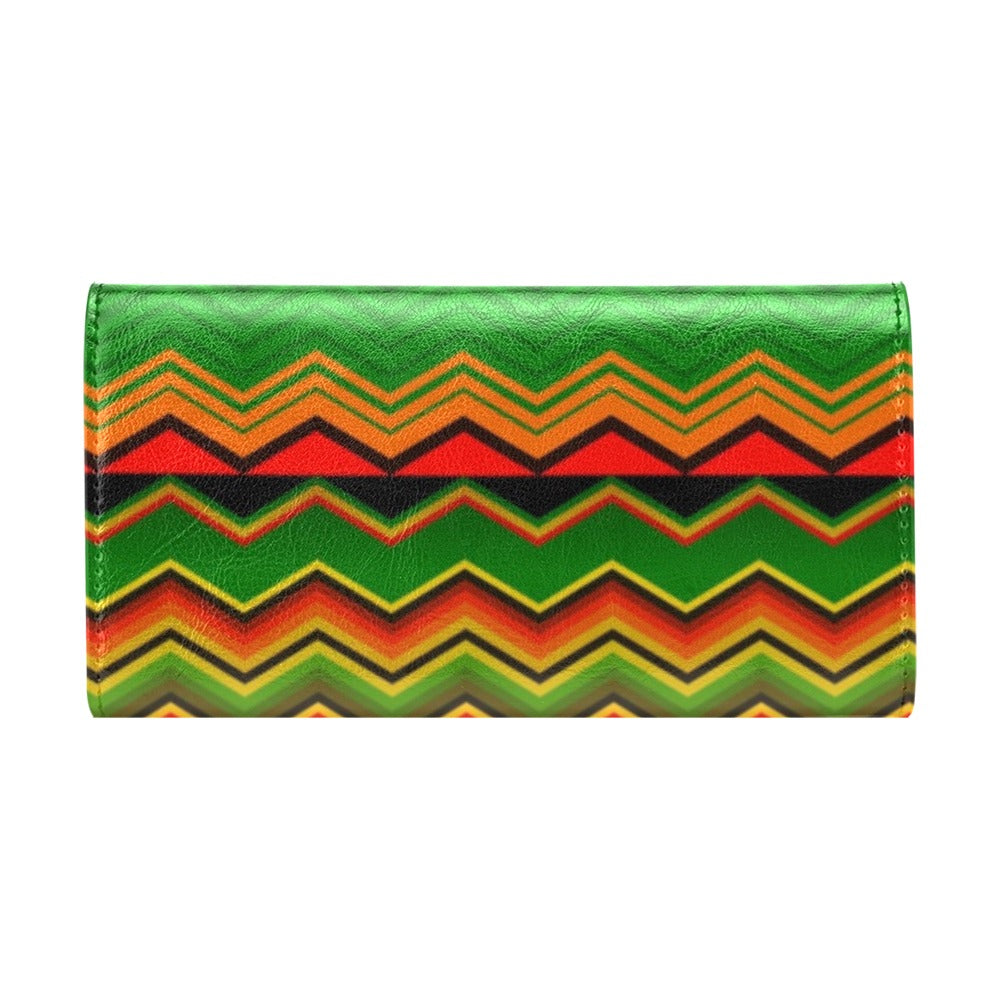 Serape Print Design LKS306 Women's Trifold Wallet