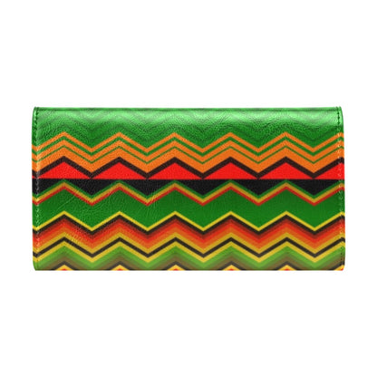 Serape Print Design LKS306 Women's Trifold Wallet