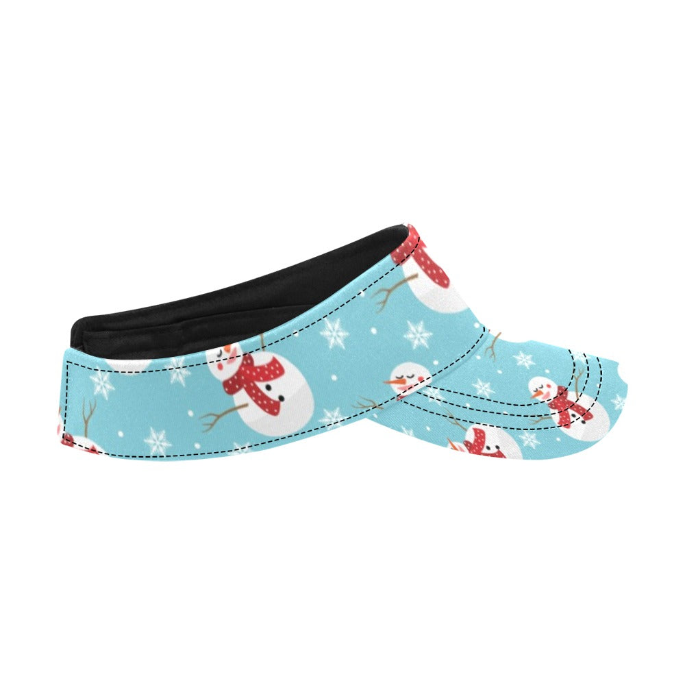 Snowman Print Design LKS304 Unisex Sun Visor