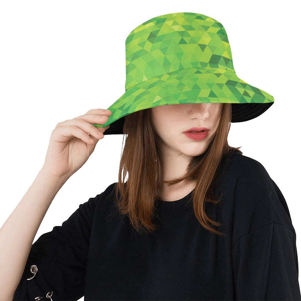 Geometric Print Design LKS402 Unisex Bucket Hat