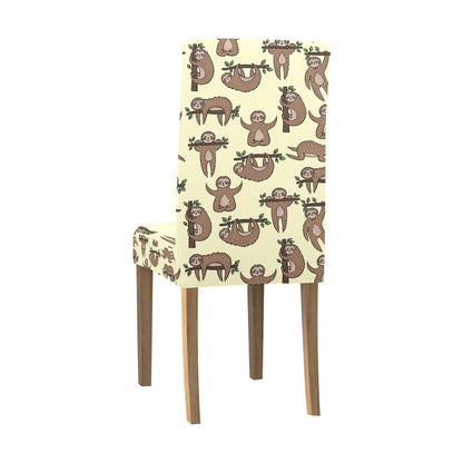 Sloth Print Design LKS3010 Dining Chair Slipcover