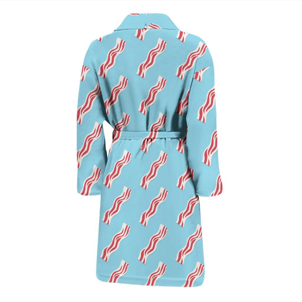 Bacon Pattern Print Design 03 Men Bathrobe-JORJUNE.COM