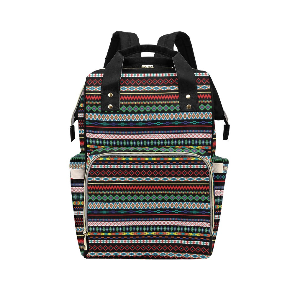 Southwest Pattern Print Design LKS302 Diaper Bag Backpack