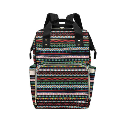 Southwest Pattern Print Design LKS302 Diaper Bag Backpack