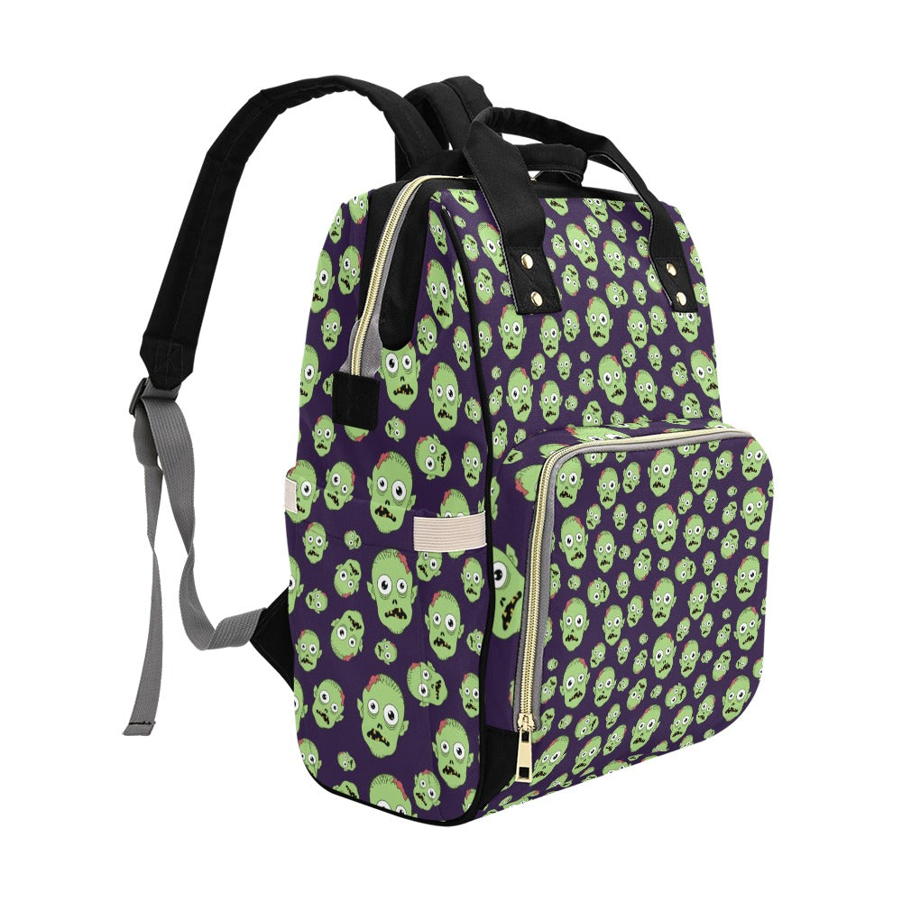 Zombie Print Design LKS303 Diaper Bag Backpack
