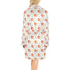 Salmon Steak Print Design LKS303 Women's Fleece Robe