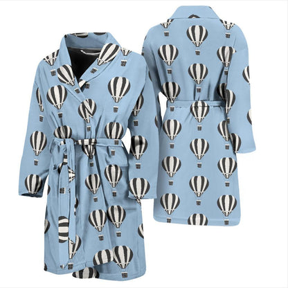 Ballon Pattern Print Design 05 Men Bathrobe-JORJUNE.COM