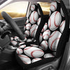 Baseball Black Background Universal Fit Car Seat Covers