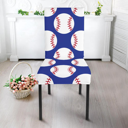 Baseball Blue Background Dinning Chair Slipper-JTAMIGO.COM
