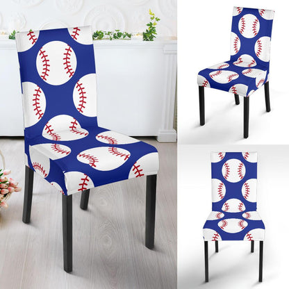 Baseball Blue Background Dinning Chair Slipper-JTAMIGO.COM