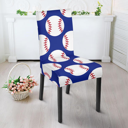 Baseball Blue Background Dinning Chair Slipper-JTAMIGO.COM