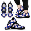 Baseball Blue Background Men Sneakers Shoes