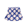 Baseball Blue Background Unisex Bucket Hat