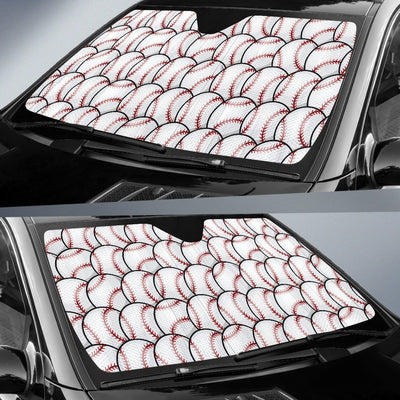 Baseball Pattern Car Sun Shade For Windshield