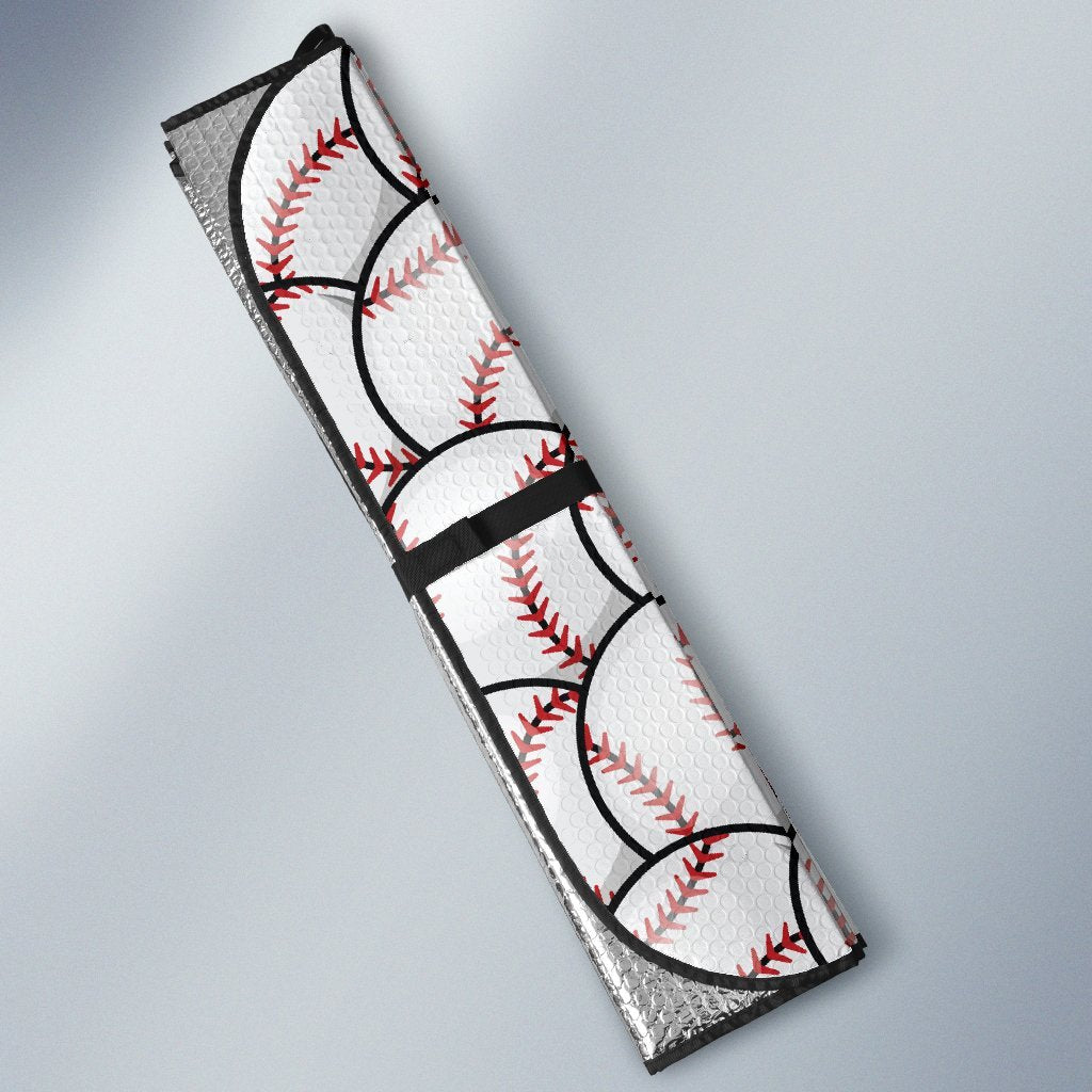 Baseball Pattern Car Sun Shade For Windshield