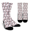 Baseball Pattern Crew Socks