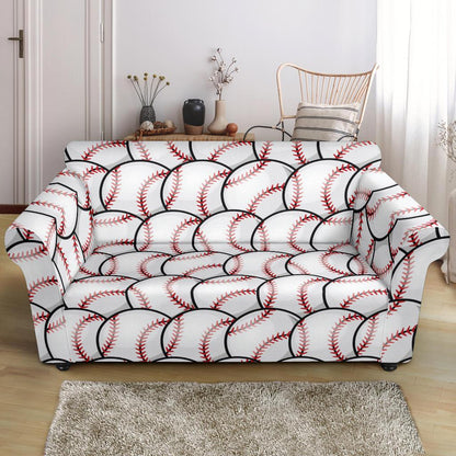 Baseball Pattern Loveseat Slipcover-JTAMIGO.COM